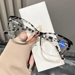 Cat-eye Reading Glasses Women Fashion Large Frame HD Lens