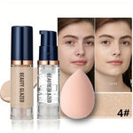 Face Makeup Set 3Pcs Matte Waterproof Foundation Primer