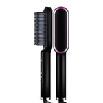 Hair Straightener Quick Heated Electric Hot Comb Brush Tool