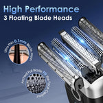 Electric Shaver for Men Waterproof Digital Mini Razor Travel