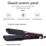 Hair Straightener Ceramic Flat Iron Wide Plate Pro Plus