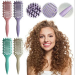 Curl Define Styling Brush Hollow Detangling Barber