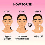 Facial Hair Remover Cream Women Gentle Depilatory Care