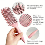 Curl Define Styling Brush Hollow Detangling Barber