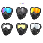 Outdoor Sport Face Mask & Goggles for Motorcycle & Snowboard