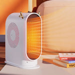 Desktop Electric Heater 500W Portable Thermostat Fan