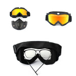 Outdoor Sport Face Mask & Goggles for Motorcycle & Snowboard