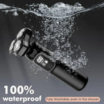 Electric Razor for Men 3Blade Rotary Wet Dry