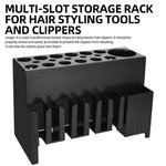  Hair Styling Tools Storage Box Scissors Clipper Comb Rack