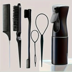 4 Piece Hair Styling Comb Set Rat Tail Edge Brush