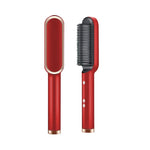 Hair Straightener Quick Heated Electric Hot Comb Brush Tool