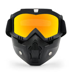 Outdoor Sport Face Mask & Goggles for Motorcycle & Snowboard
