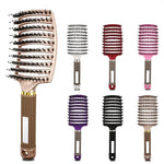 Scalp Massage Hair Brush Bristle Nylon Detangling Pro