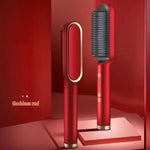 Hair Straightener Brush Quick Heated Electric Hot Comb Tool